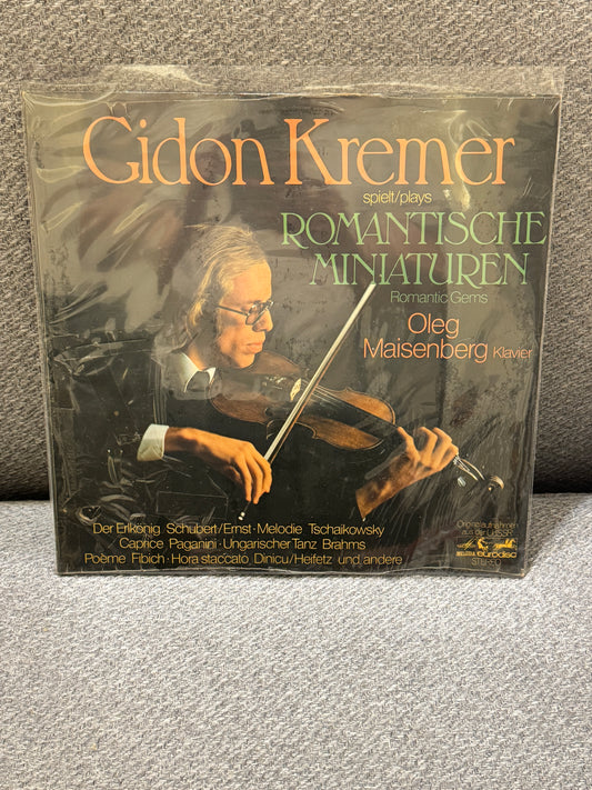 GIDON KREMER PLAYS ROMANTIC GEMS LP