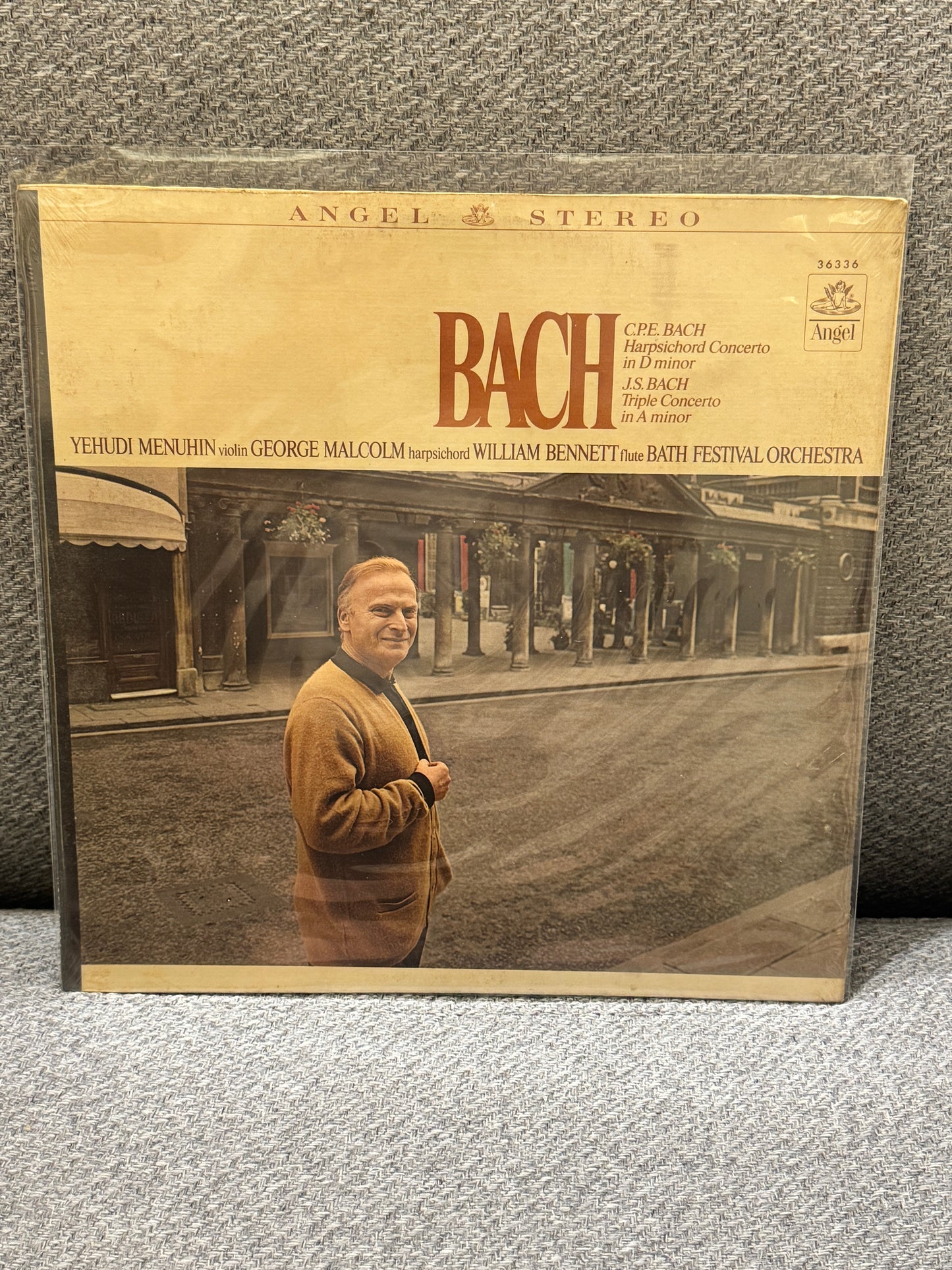 J. S. Bach, C. P. E. Bach / Yehudi Menuhin, George Malcolm, William Bennett (3), Bath Festival Orchestra ‎– C.P.E. Bach & J.S. Bach